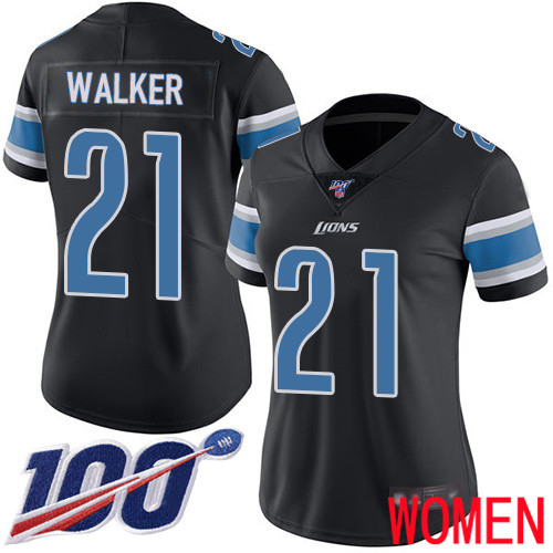 Detroit Lions Limited Black Women Tracy Walker Jersey NFL Football 21 100th Season Rush Vapor Untouchable